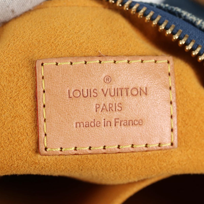 LOUIS VUITTON Monogram denim Buggy PM Shoulder Bag Blue M95049 LV Auth yk18050AM