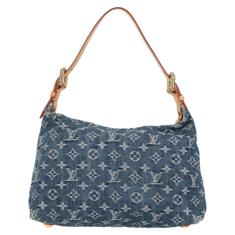 LOUIS VUITTON Monogram denim Buggy PM Shoulder Bag Blue M95049 LV Auth yk18050AM