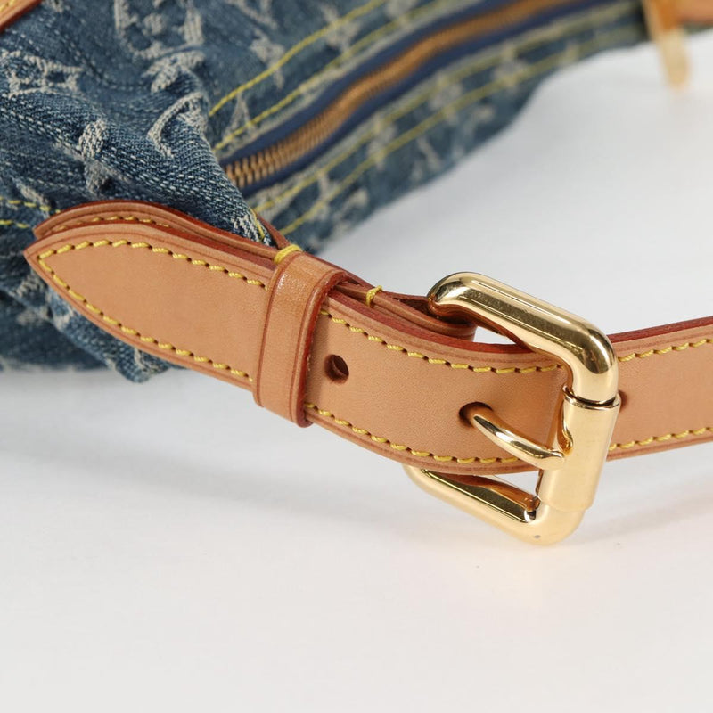 LOUIS VUITTON Monogram denim Buggy PM Shoulder Bag Blue M95049 LV Auth yk18050AM