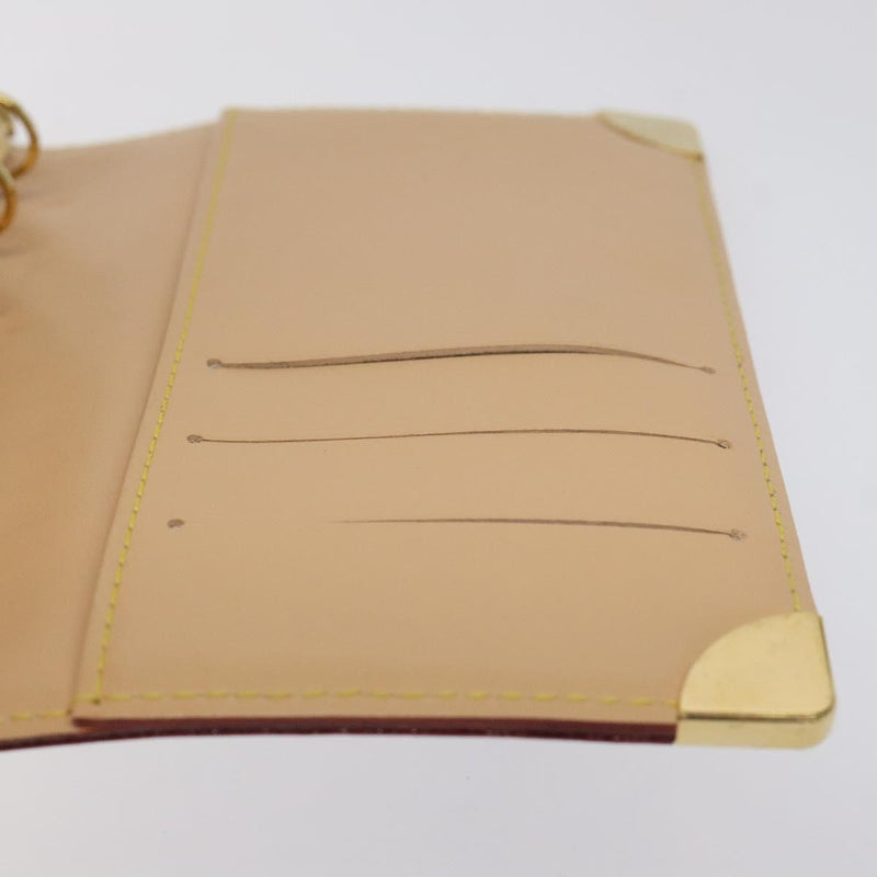 LOUIS VUITTON Multicolor Agenda PM Day Planner Cover Black R20895 Auth yk18051